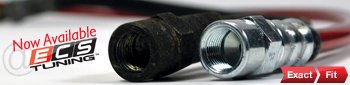 Now Available @ ECS Tuning: Exact Fit Stainless Steel Brake Lines - xDrive